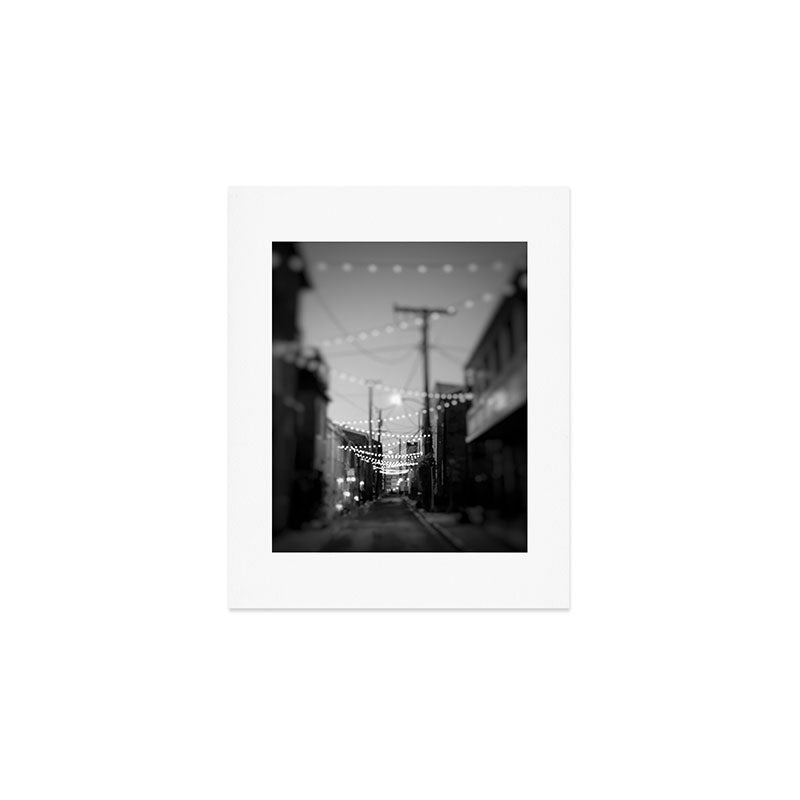 Party Lights In The City X Baltimore Maryland Art Print