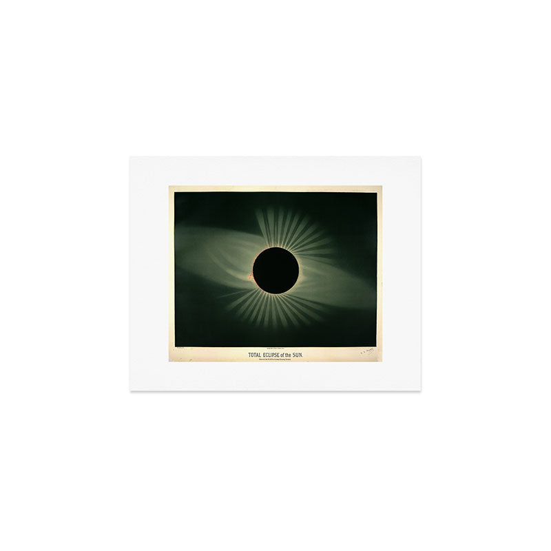 Total Solar Eclipse By éTienne LéOpold Trouvelot (1878) Art Print