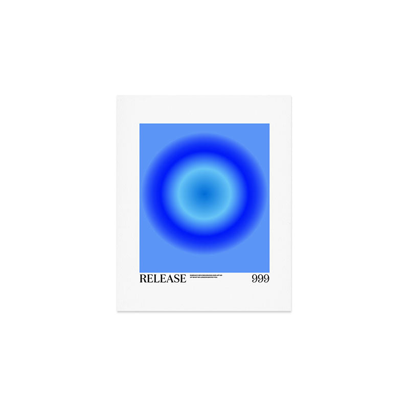 Gradient Angel Numbers: Release Art Print