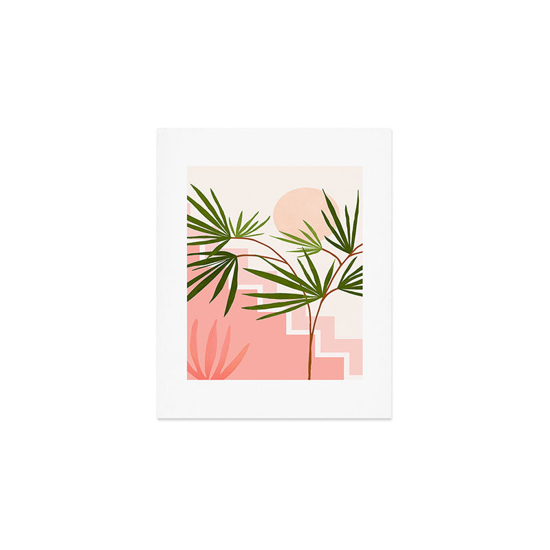 Summer In Belize Abstract Landscape Art Print