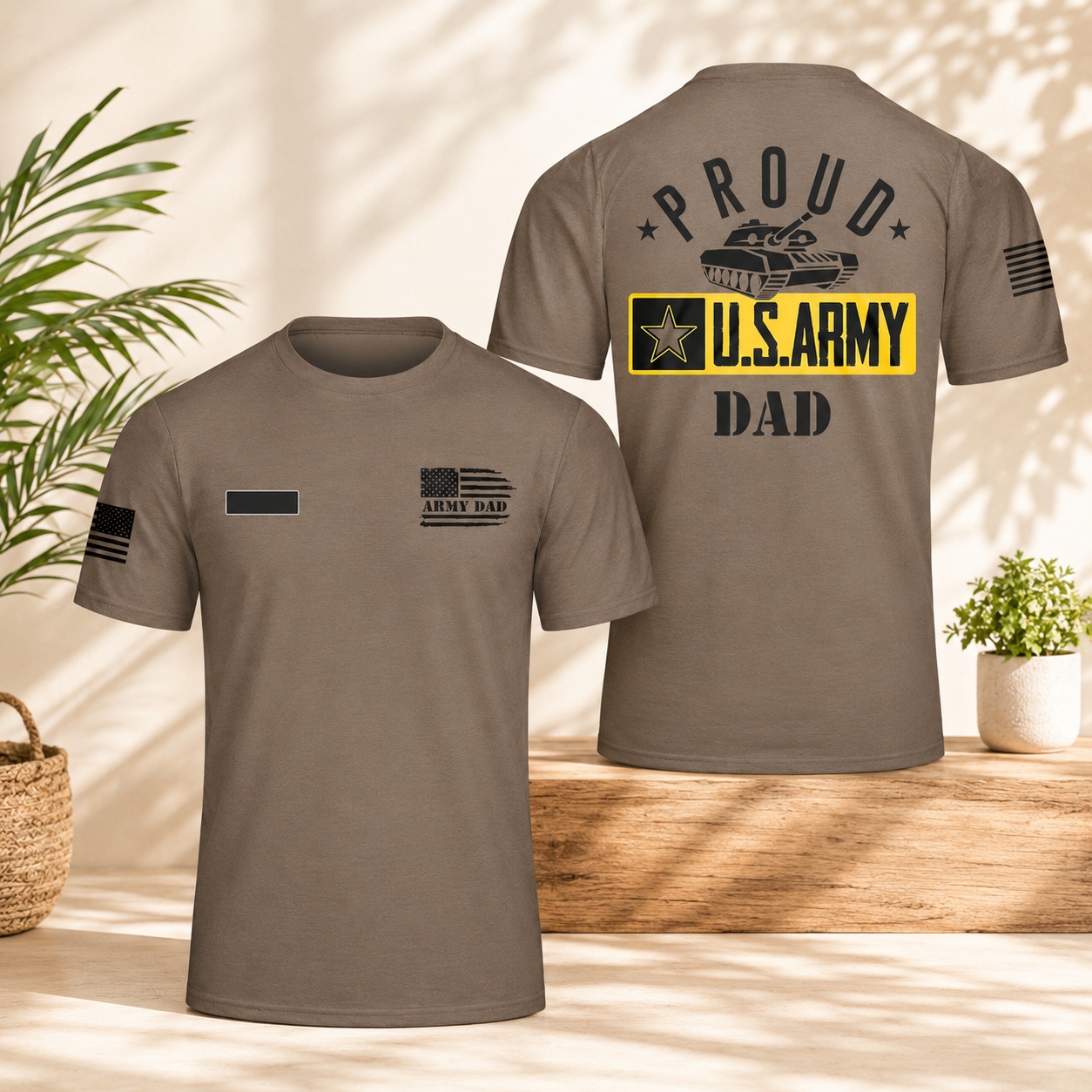 Proud U.S. Army Dad T Shirt