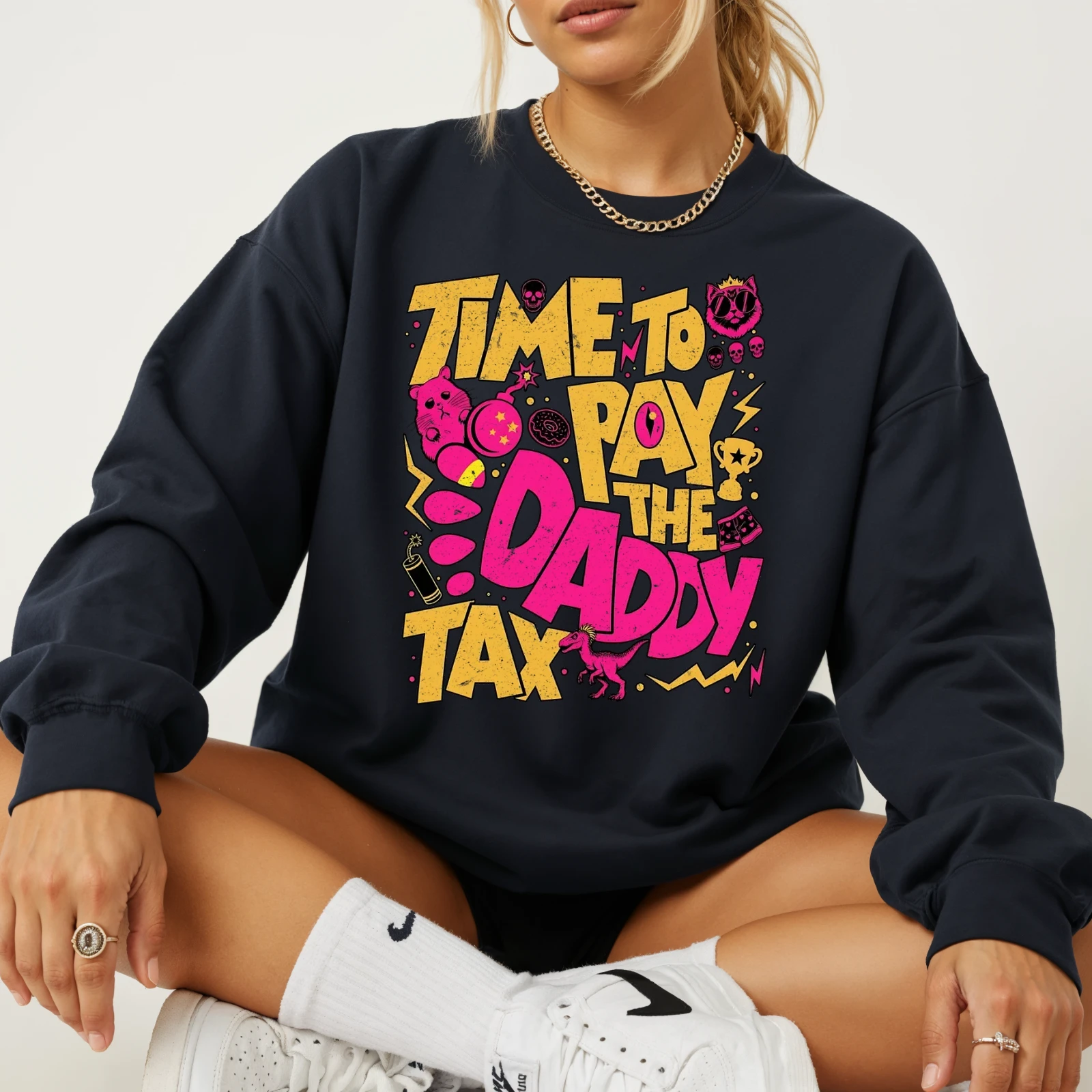 Funny Daddy Tax Humor T-Shirt for Dads